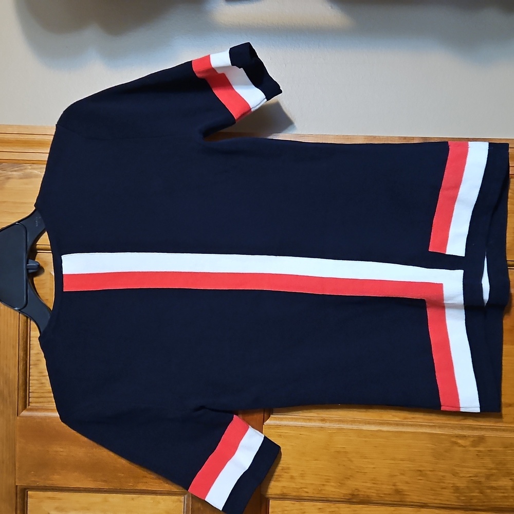 Cabi Hampton Shell Striped Sweater - Picture 5 of 7